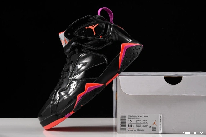 MaikeSneakers Air Patent Black Jordan Retro 313358-006 7 0803